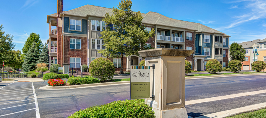 District at Saxony exterior shot of building